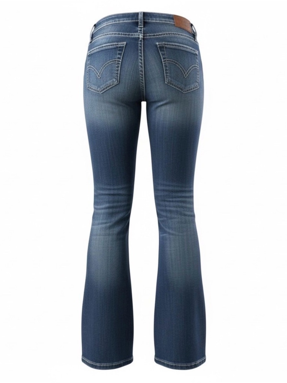 Levis 726 High Rise Flare Jeans Womens 28 Blue Dark Wash Denim 18759-0038